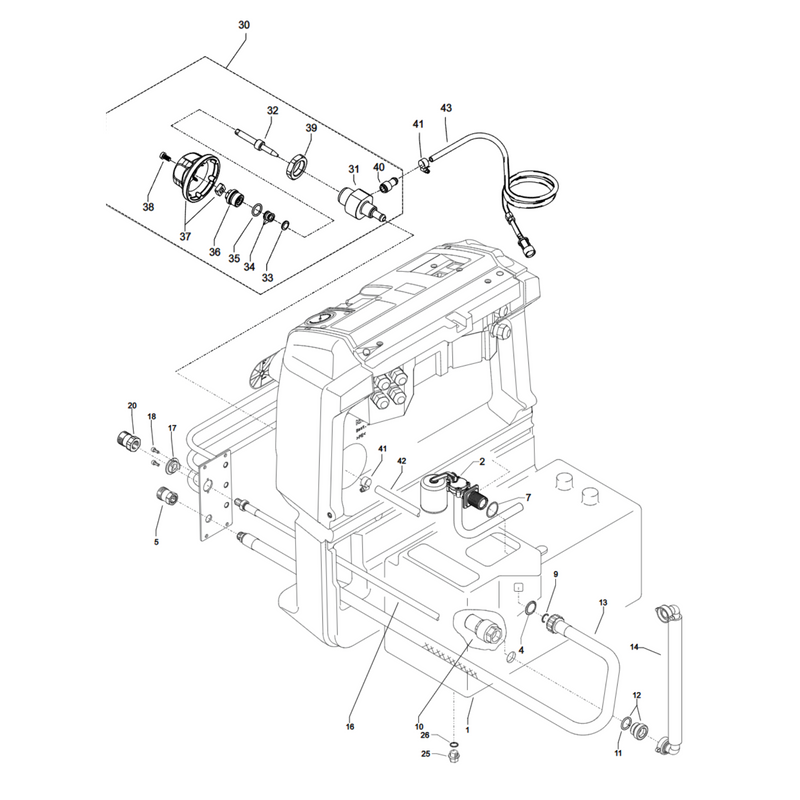 Kränzle Therm-RP 1000 - Wateringang