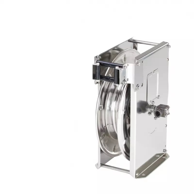 RVS Automatische Hogedrukhaspel met hogedrukslang