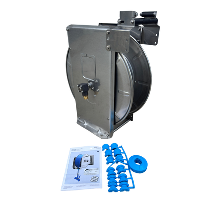 TEHA automatische slanghaspel ST20/10e met M22 koppeling ingang en 3/8" F uitgang - 2