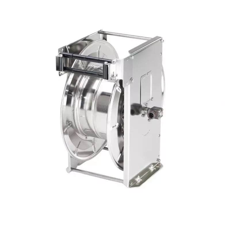 RVS Automatische Hogedrukhaspel met hogedrukslang