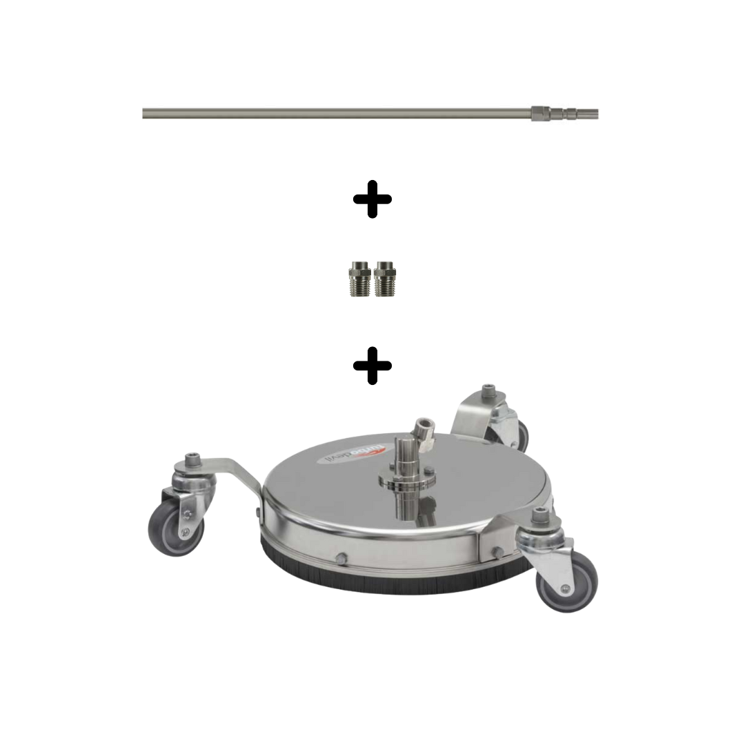 TurboDevil TD300 met lans + koppeling + nozzles