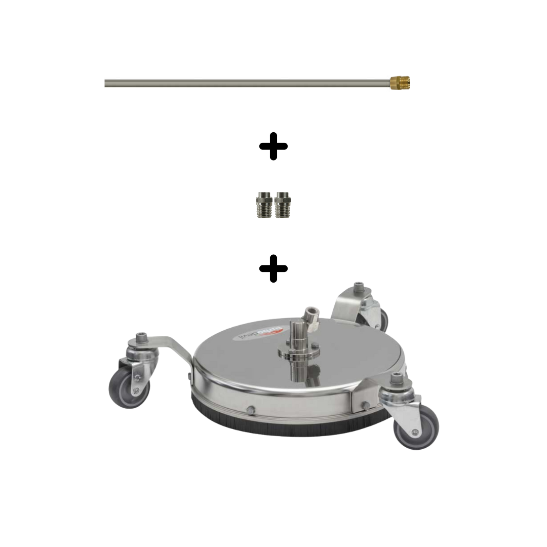TurboDevil TD300 met lans + koppeling + nozzles