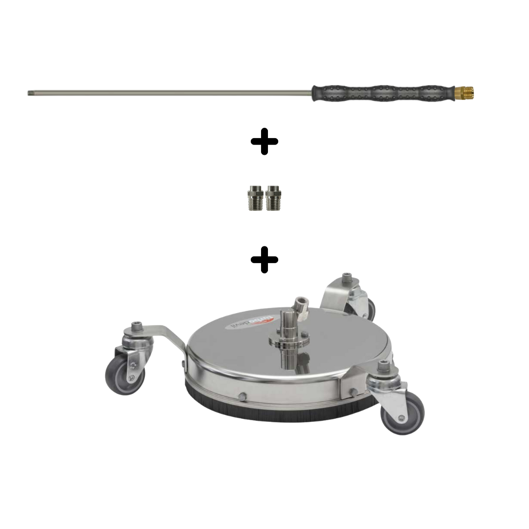 TurboDevil TD300 met lans + koppeling + nozzles