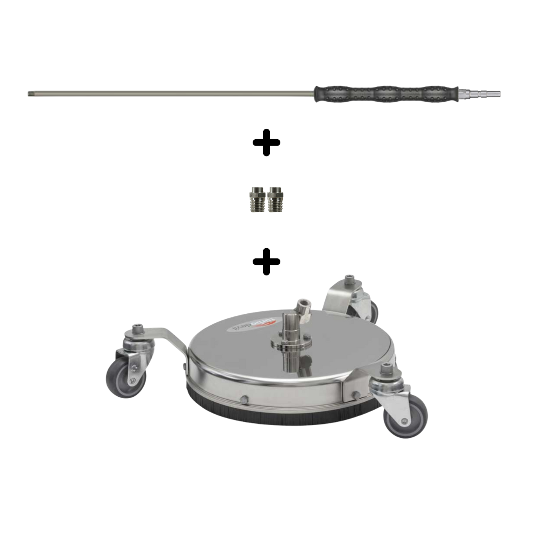 TurboDevil TD300 met lans + koppeling + nozzles