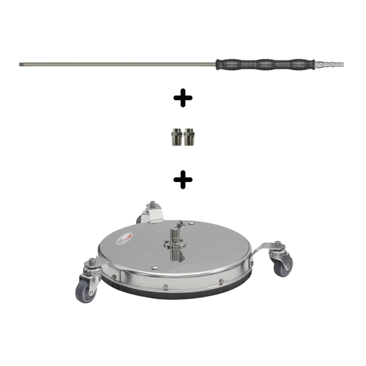 TurboDevil TD410 Industrial met lans + koppeling + nozzles