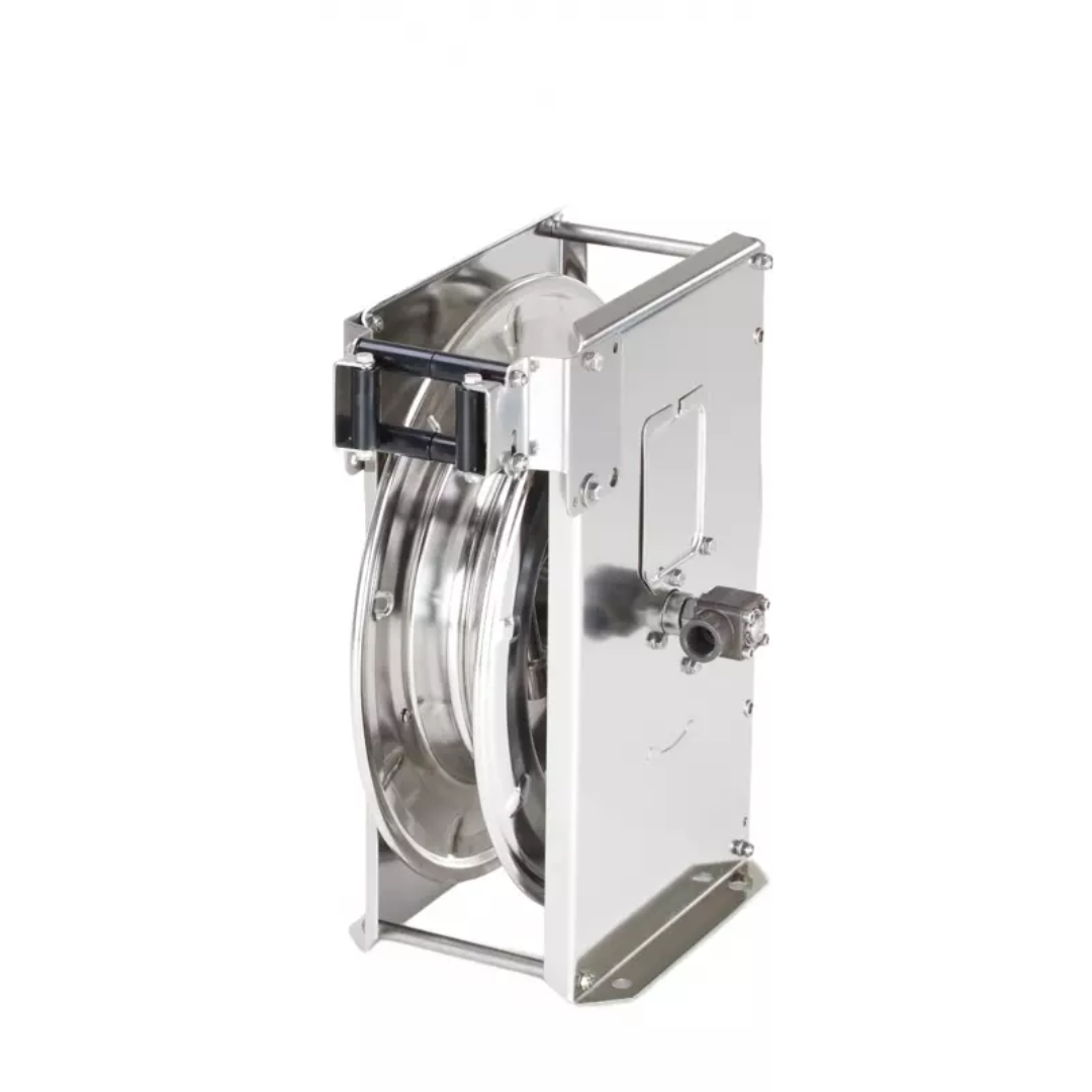 TEHA ST14/10e automatische slanghaspel RVS 3/8” – 14m 300 bar