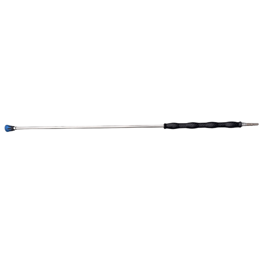 Vlakstraallans 120cm RVS met snelkoppeling en nozzlehouder (+ nozzle)