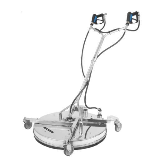 Mosmatic FL-AHB-KAU 750 Gum Remover oppervlaktereiniger met DYCI swivel, recovery, verstelbare hoogte en tweede pistool voor grote publieke oppervlakken