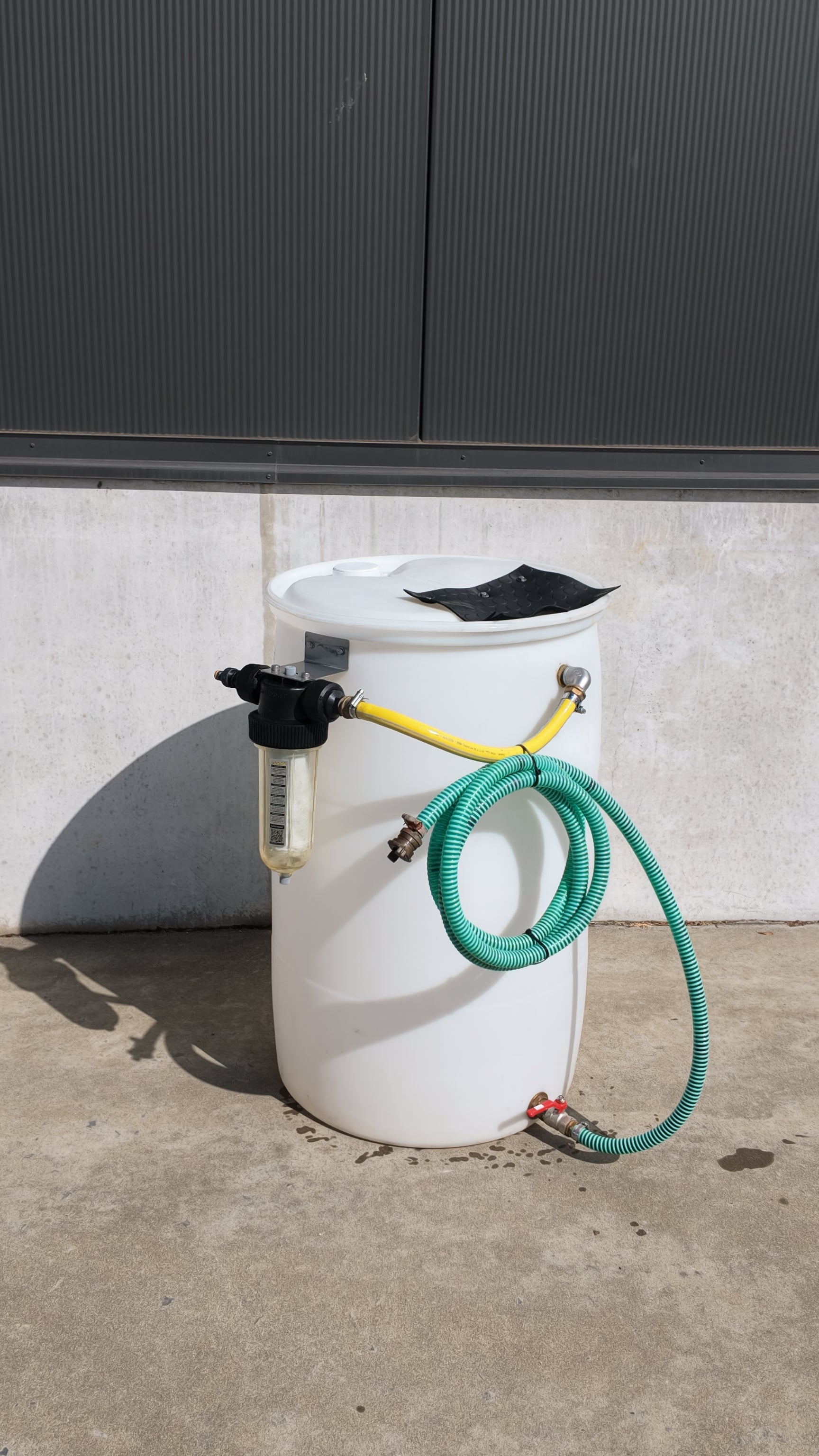 Occasie Kränzle watertank van 200 liter met Cintropur NW25-filter en aanzuigslang