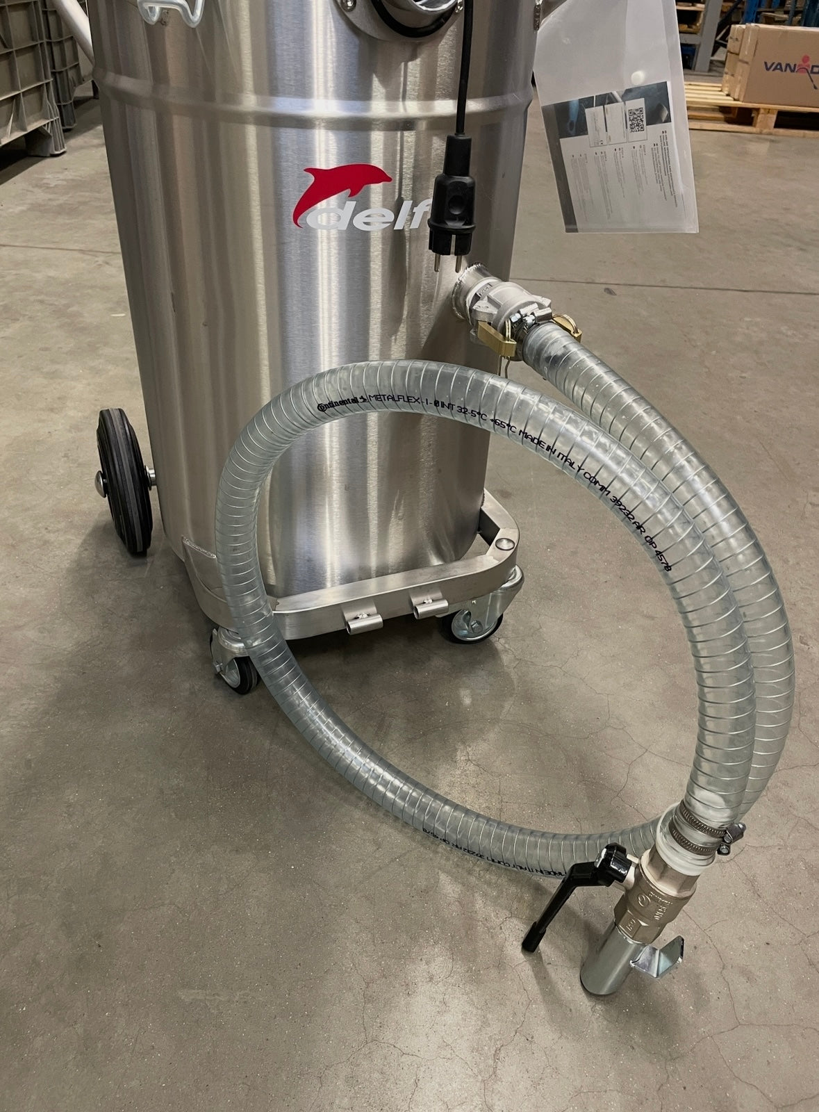 Delfin Mistral 802 WXP RVS – waterstofzuiger met pomp