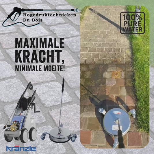 Kränzle Quadro 599TST met professionele inox terrasreiniger